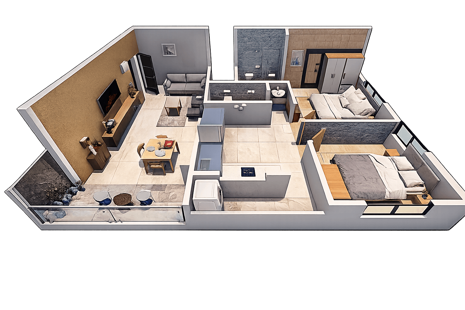 2 BHK Apartment