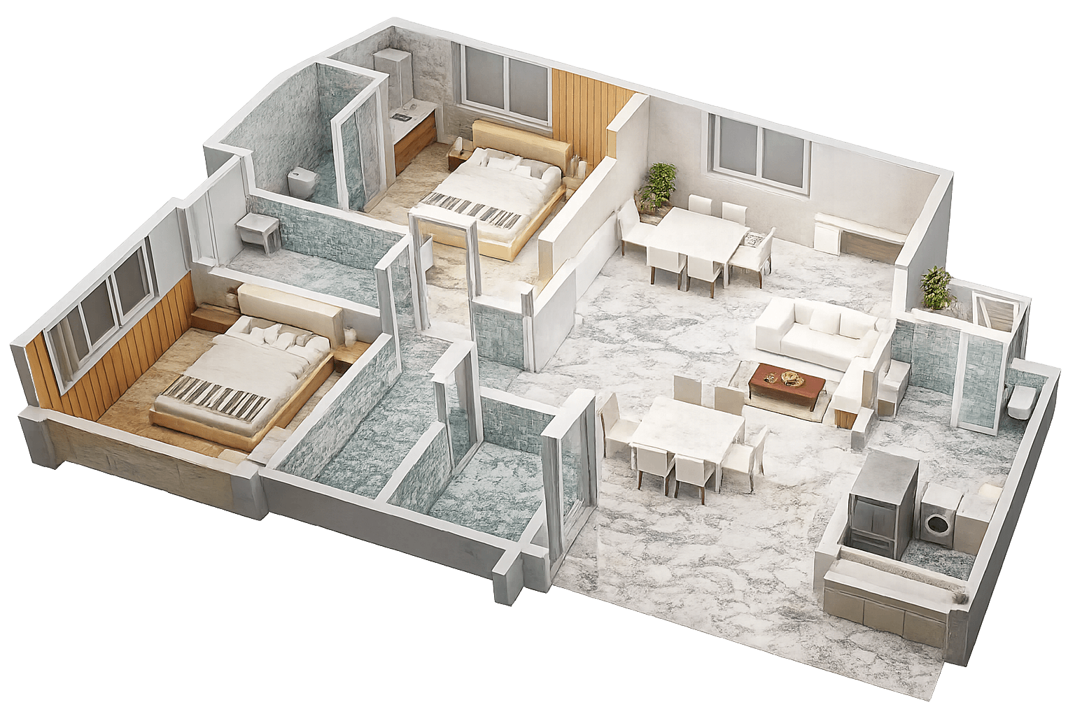 2 BHK Type B